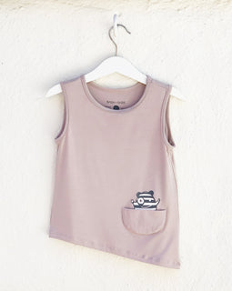 Asymmetric Tank - Mocha