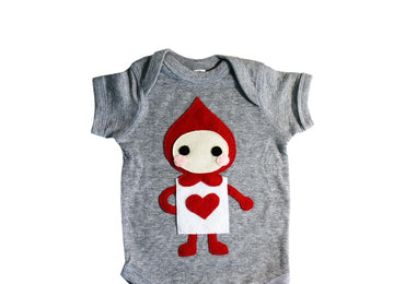 The Trumps - Heart - Alice's Adventure in Wonderland - Infant Bodysuit