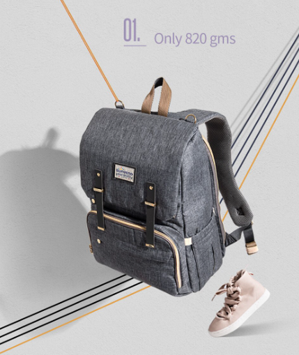 canvas leather diaper backpack Canvas Diaper Bag Travel Backpack – Technology4Toddlers